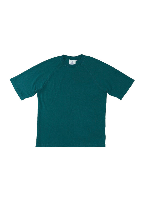 Woodstock Raglan Tee | Jungmaven Hemp Clothing & Accessories / Color: Deep Teal