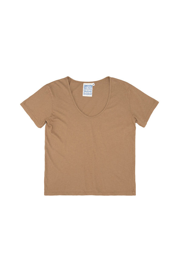 Zuma Scoop Neck Tee | Jungmaven Hemp Clothing & Accessories / Color: Coyote